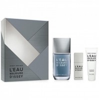 LÉAU MAJEURE DÍSSEY 100ML GIFT SET 2PC EDT SPRAY FOR MEN BY ISSEY MIYAKE